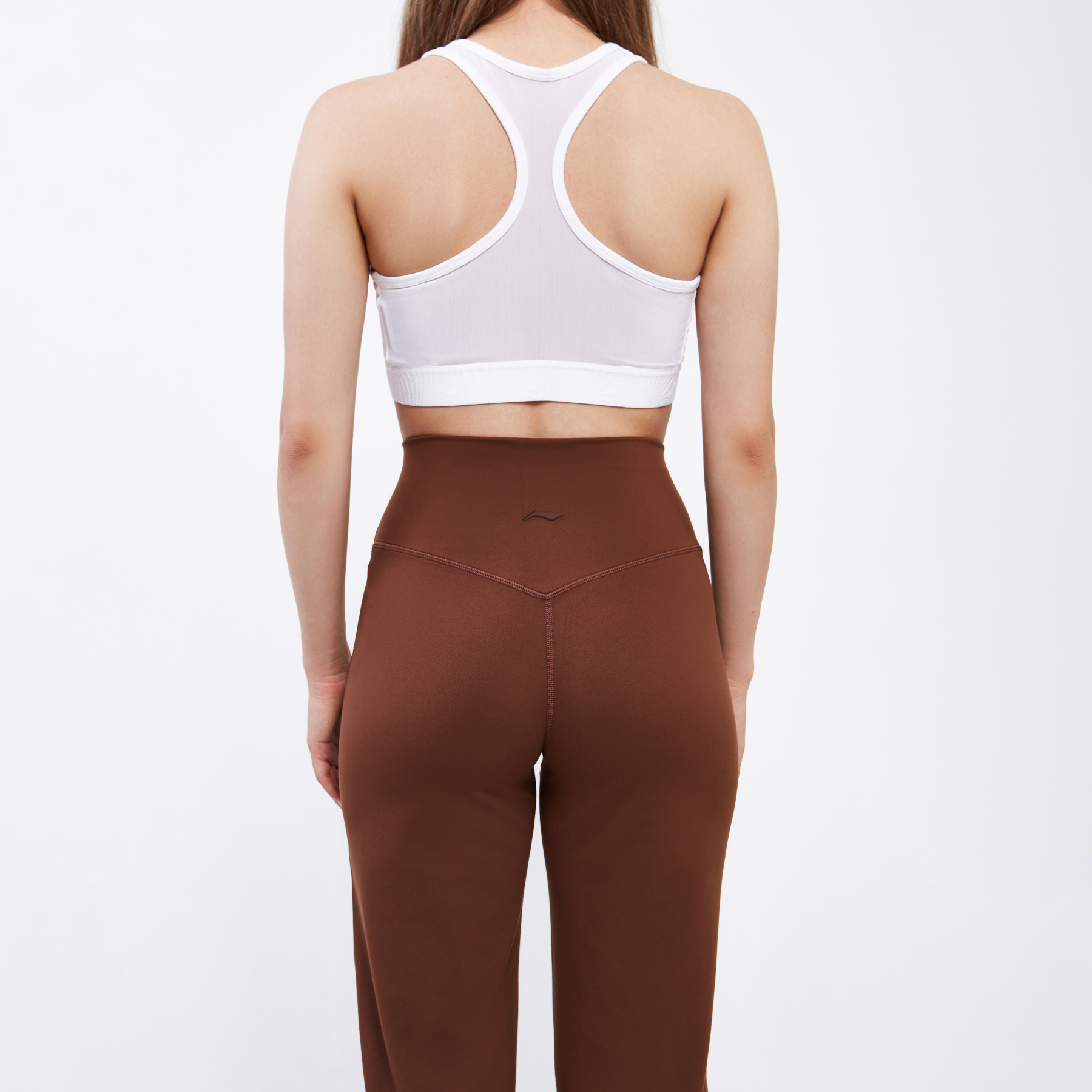 AKLU156-2 Брюки спортивные Fitness коричневые